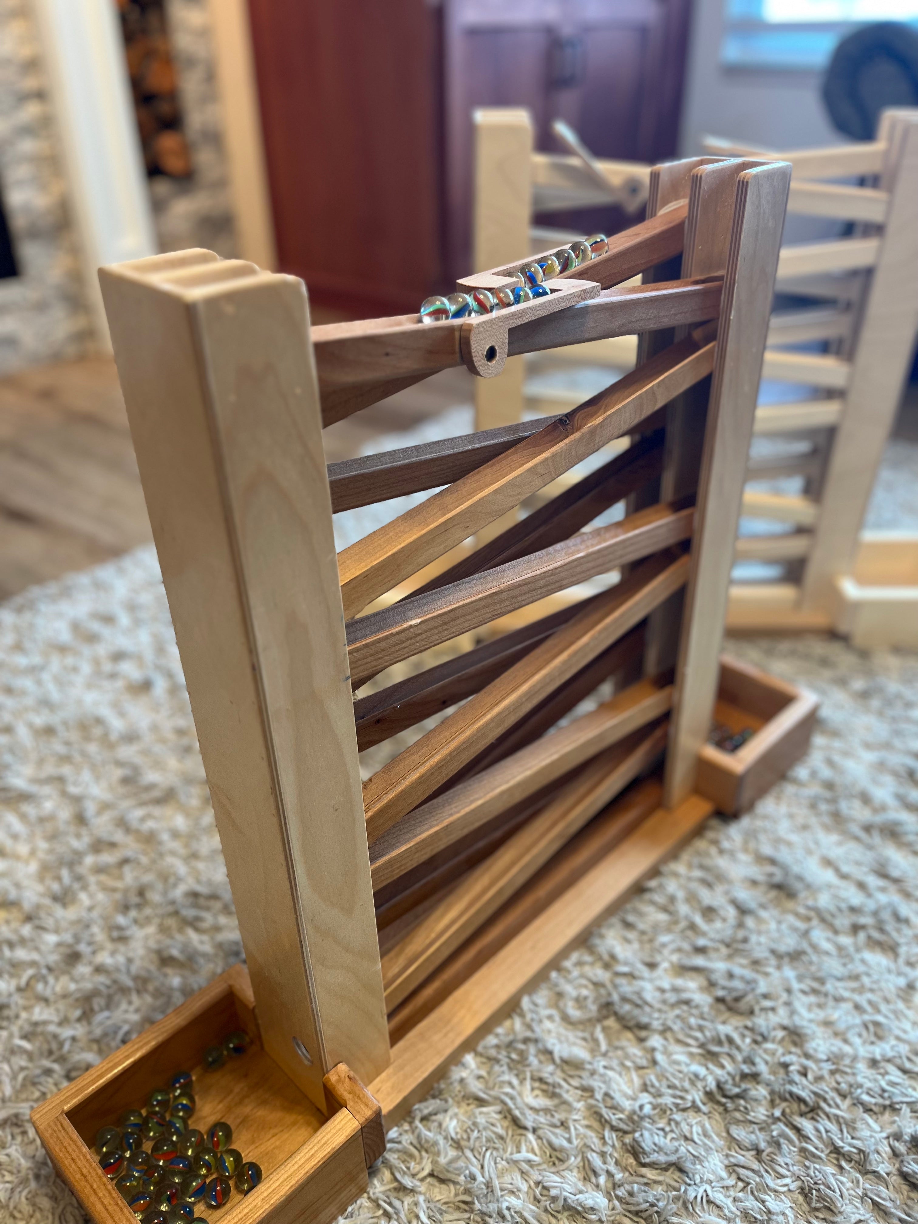 Double-Track Marble Racer – Dadcrafted Decor